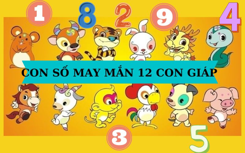 Giải thích phương pháp đánh lô theo các con số may mắn của 12 con giáp